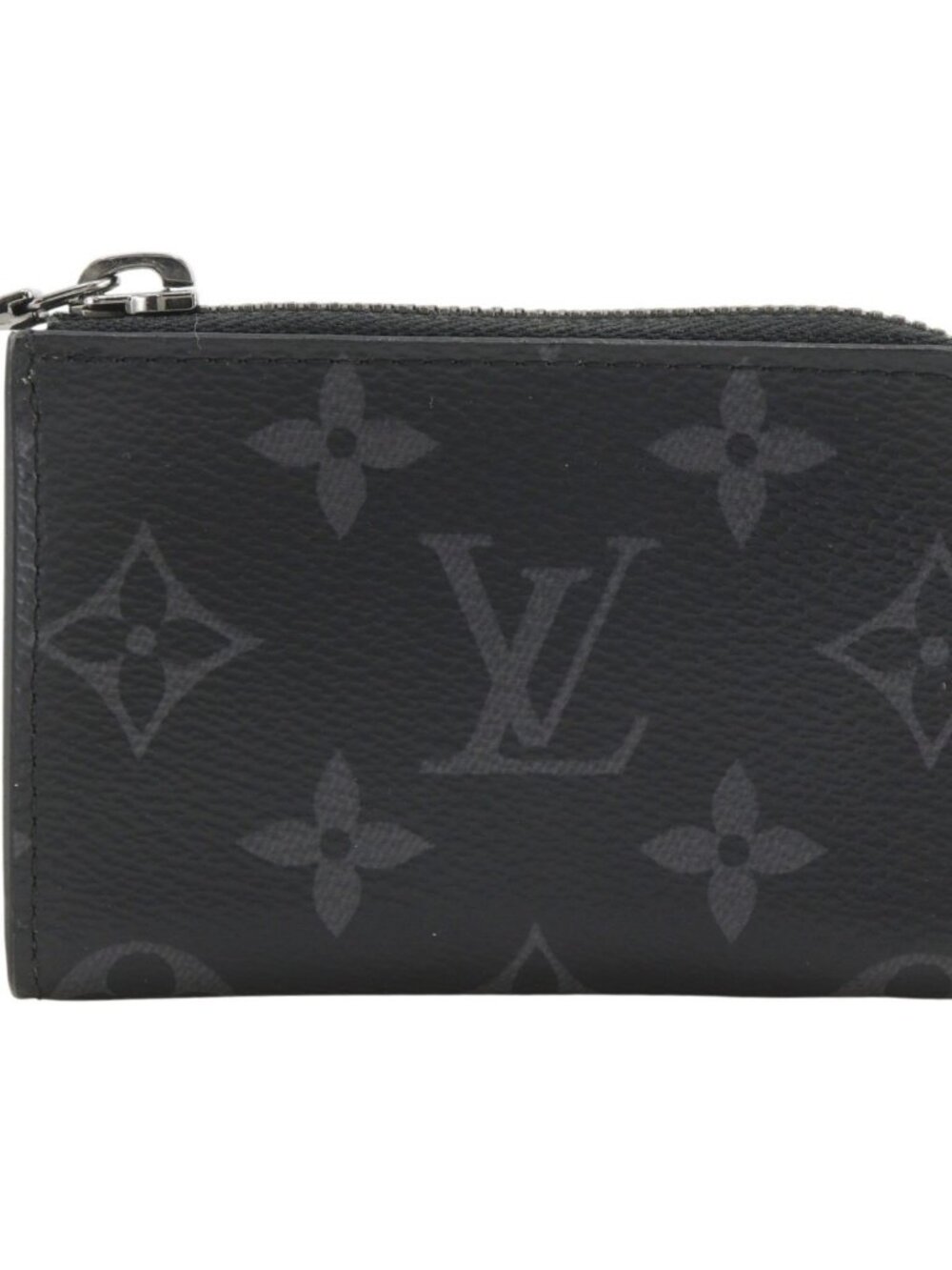 LOUIS VUITTON Portemonejour Coin Purse M63536 Monogram Eclipse black PVC mens - Picture 13 of 16
